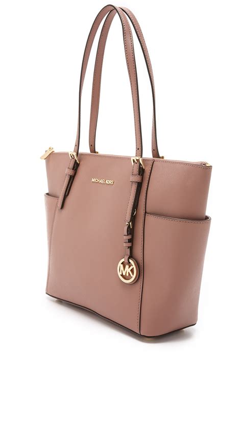 michael kors jet set dusty rose|michael michael kors jet set travel top zip tote dusty rose.